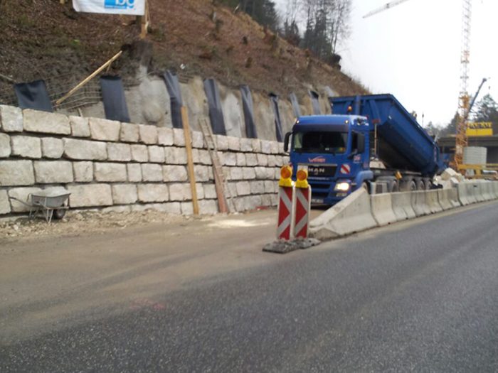 Mauerblocksteine Jurakalk